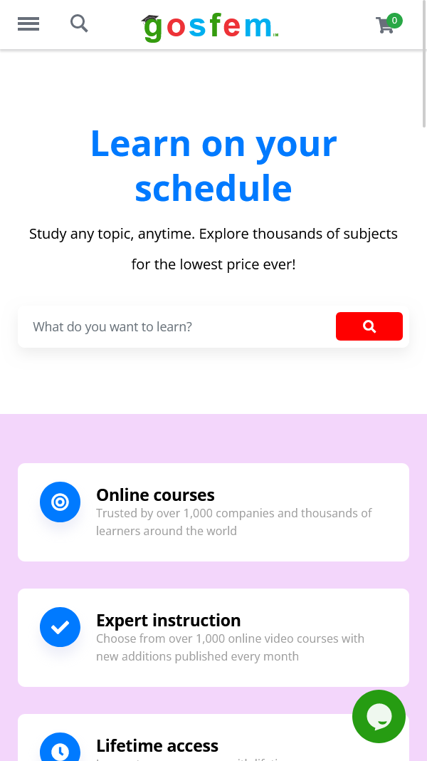 Online Courses - Gosfem